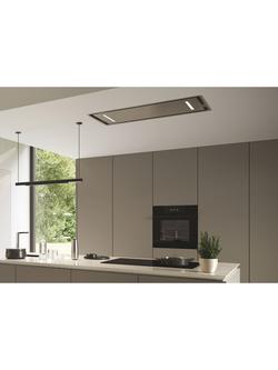 Haier HACI100RCS6X 100cm Integrated Ceiling Cooker Hood, Stainless Steel - view 2, Stainless Steel