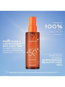 Lancaster Sun Beauty Dry Body Oil SPF 50, 150ml - view 2, Light Brown
