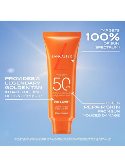 Lancaster Sun Beauty Face Cream SPF 30, 50ml - view 2, White Natural