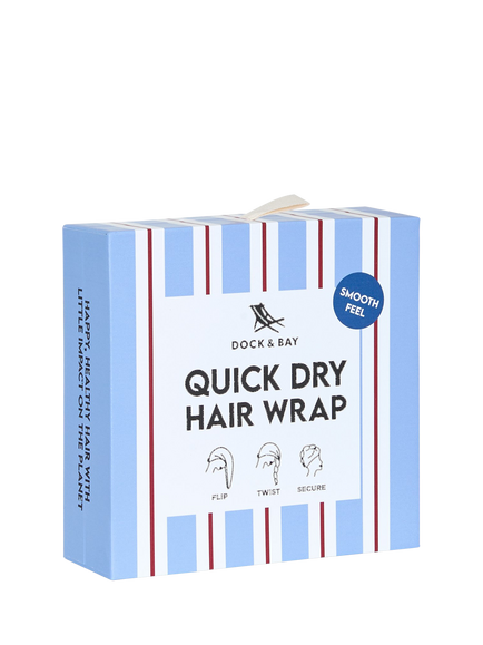 Dock & Bay Harbour Lines Hair Wrap, Blue - view 2, Blue