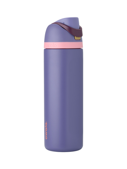 Owala FreeSip Leak-Proof Stainless Steel Drinks Bottle, 710ml, Blue Jay, Blue Jay