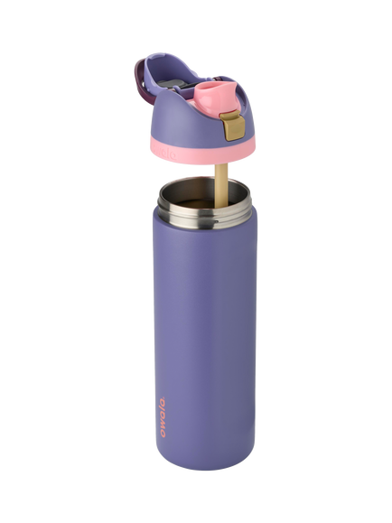 Owala FreeSip Leak-Proof Stainless Steel Drinks Bottle, 710ml, Blue Jay - view 2, Blue Jay