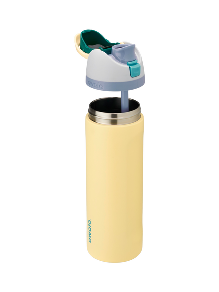 Owala FreeSip Leak-Proof Stainless Steel Drinks Bottle, 710ml, Sunny Daze - view 2, Sunny Daze