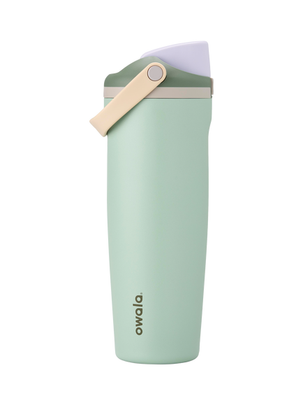 Owala FreeSip Sway Leak-Proof Stainless Steel Drinks Bottle, 850ml, Eucalyptus, Eucalyptus