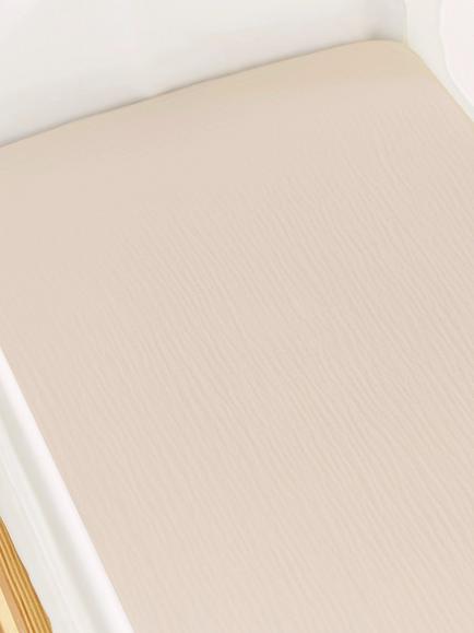 CuddleCo Fitted Crib/Co-Sleeper Sheets, Pack of 2, Cashmere Waffle - view 2, Cashmere Waffle