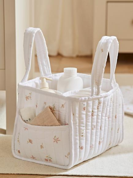 CuddleCo Nappy Caddy, Cashmere Meadow - view 2, Cashmere Meadow