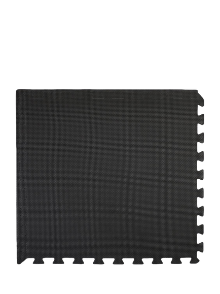 Northern Gym Equipment Foam Interlocking Exercise Mats, Pack of 24, Black