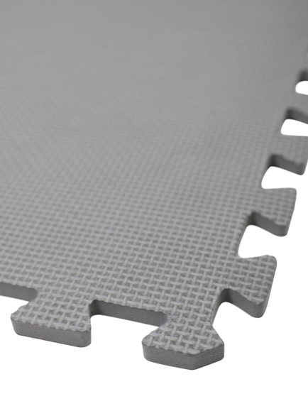 Northern Gym Equipment Foam Interlocking Exercise Mats, Pack of 8 - view 2, Grey