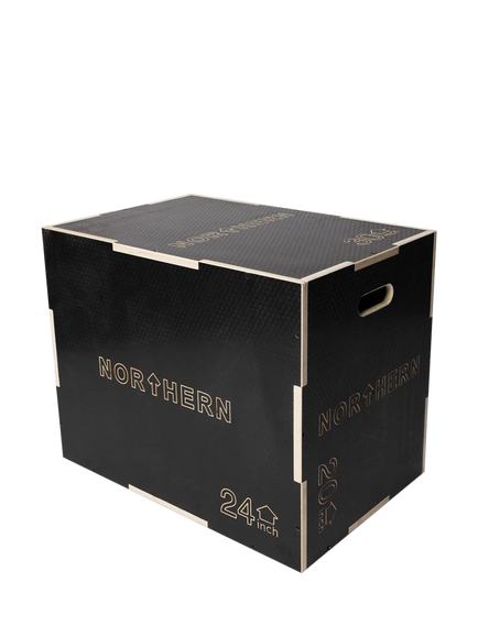 Northern Gym Equipment Large Plyo Box, Black