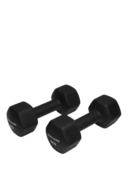 Northern Gym Equipment Neoprene Hex Dumbbell, 6kg, Black - view 2, Black