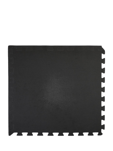 Northern Gym Equipment Foam Interlocking Exercise Mats, Pack of 36, Black