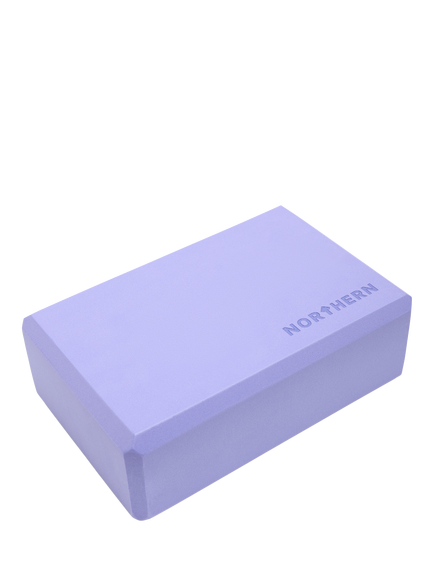 Northern Gym Equipment Hi Density Foam Yoga Block - view 2, Lavender