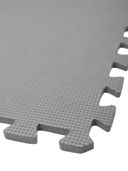 Northern Gym Equipment Foam Interlocking Exercise Mats, Pack of 4 - view 2, Grey
