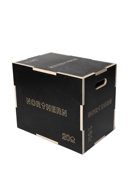 Northern Gym Equipment Med Plyo Box, Black