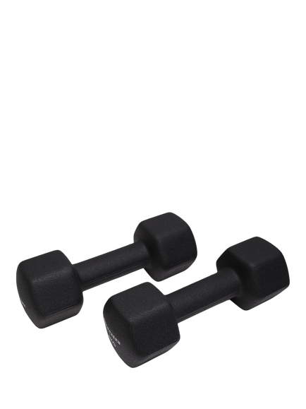 Northern Gym Equipment Neoprene Hex Dumbbell, 4kg, Black - view 2, Black