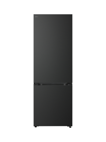 LG Fit & Max LGGBBW726AEV Freestanding SmartThinQ 70/30 Fridge Freezer, Essence Black Steel, Essence Black Steel