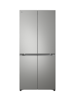 LG Fit & Max LGGMBS30SEPY Freestanding Multi Door SmartThinQ 60/40 Fridge Freezer, Prime Silver, Prime Silver