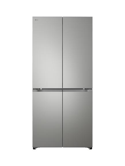 LG Fit & Max LGGMBS30SEPY Freestanding Multi Door SmartThinQ 60/40 Fridge Freezer, Prime Silver, Prime Silver
