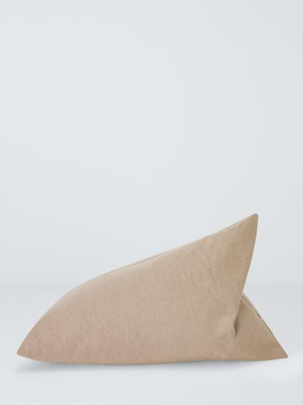 John Lewis Elongated Triangle Beanbag, Natural