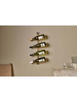nkuku Shray Iron Wine Rack, Antique Brass - view 2, 