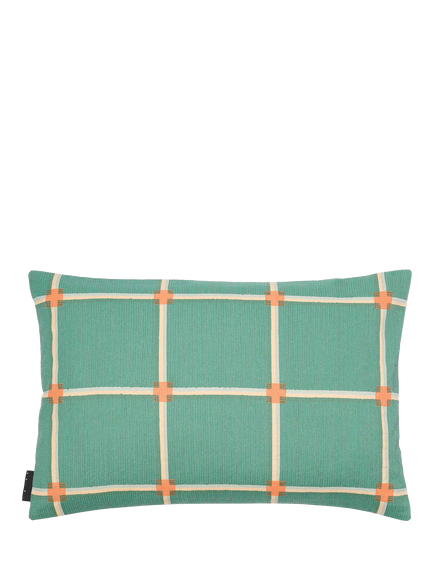 The Conran Shop Cuba Cotton Cushion, Green, Green