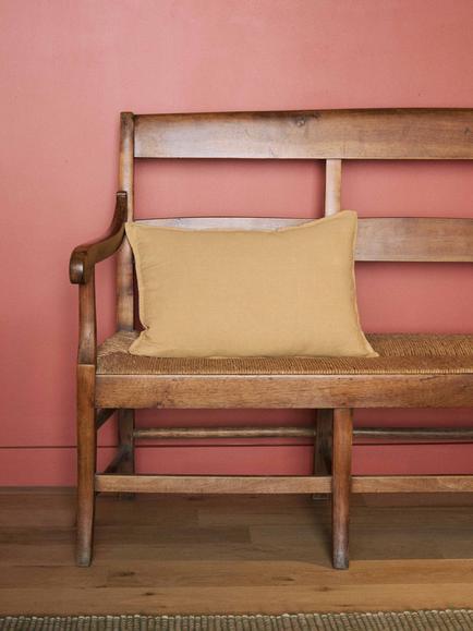 The Conran Shop Wallis Linen Cushion Cover, Ochre - view 2, Ochre