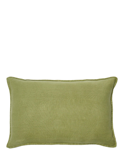 The Conran Shop Wallis Linen Cushion Cover, Celadon, Celadon