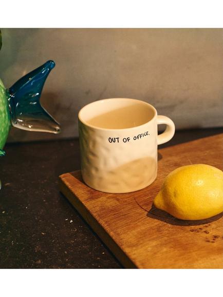 Anna + Nina 'Out of Office' Stoneware Mug, 500ml, White - view 2, Multi