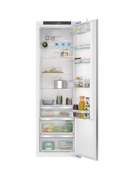 Siemens OUTLET iQ500 KI81RADD0G Integrated Fridge, Right-Hand Hinge, Like New, Black, Black