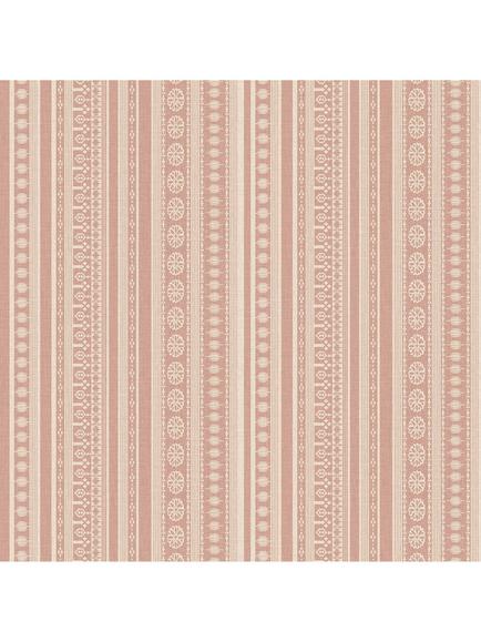 Joules Decorative Stripe Wallpaper, Pink