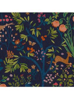 Joules Enchanted Woodland Wallpaper, Navy