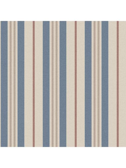 Joules Grove Stripe Wallpaper, Pink/Blue, Pink/Blue