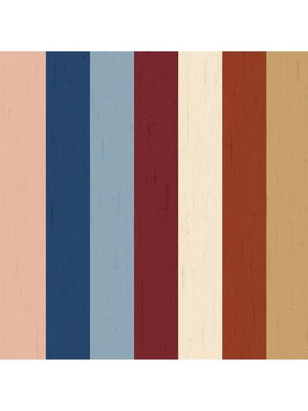 Joules Heritage Stripe Wallpaper, Multi, Multi