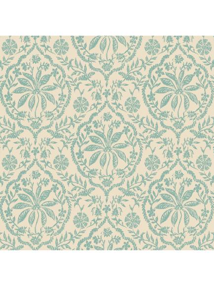 Joules Indienne Palm Wallpaper, Duck Egg, Duck Egg