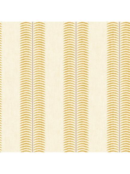 Joules Palm Leaf Stripe Wallpaper, Cream & Yellow, Cream & Yellow