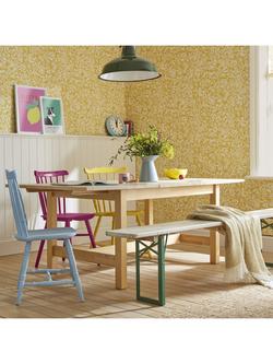 Joules Twilight Ditsy Wallpaper, Antique Gold - view 2, Antique Gold