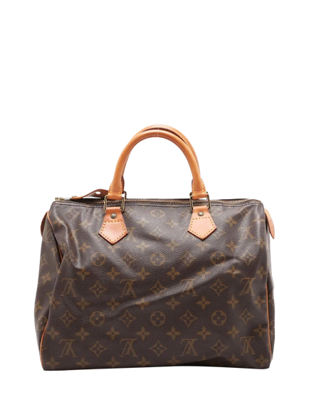 Pre-loved Louis Vuitton Vintage 1994 Monogram Speedy 30 Bag, Brown - view 2, Brown