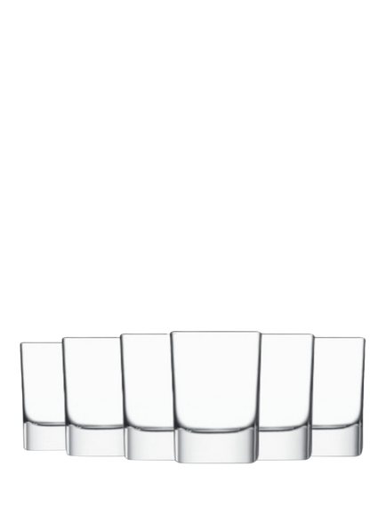 Luigi Bormioli Strauss Liqueur Glass, Set of 6, 60ml, Clear, Clear