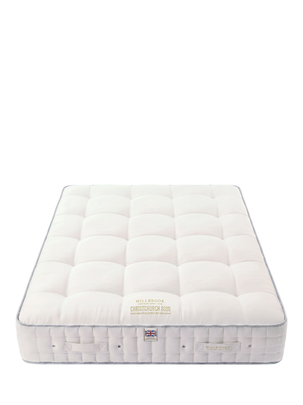 Millbrook Beds Hampshire Collection Christchurch 8000 Pocket Spring Mattress, Medium Tension, Double - view 2, White