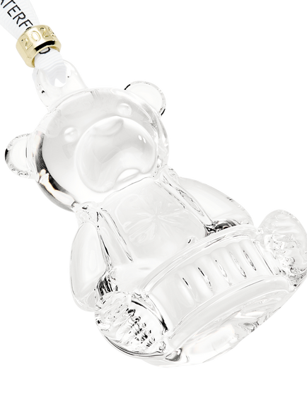 Waterford Crystal Glass My First Bear 2026 Christmas Tree Ornament, Clear - view 2, Clear