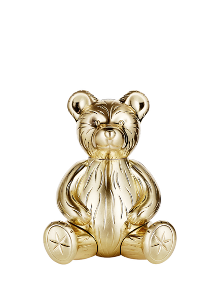 Waterford Sitting Teddy Bear Ornament, Gold, Gold