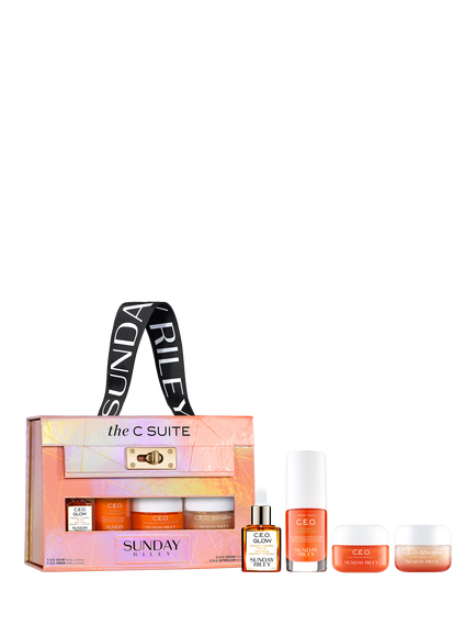 Sunday Riley The C Suite Skincare Gift Set, Clear