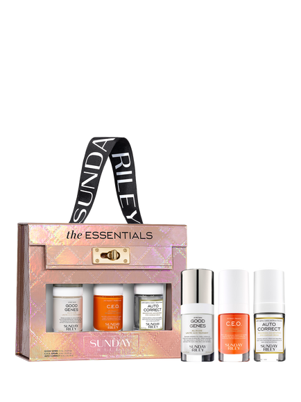 Sunday Riley The Essentials Skincare Gift Set, Clear