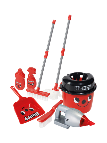 Casdon Kids' Henry Deluxe Cleaning Trolley Play Kit - view 2, Multi