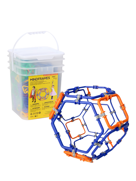 Mindframes Click 'n' Create Maker Wearable Construction Set, 1360 Pieces, Multi