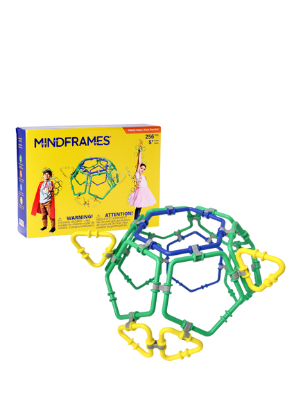 Mindframes Click ’n’ Create Family Wearable Construction Pack, 256 Pieces, Multi