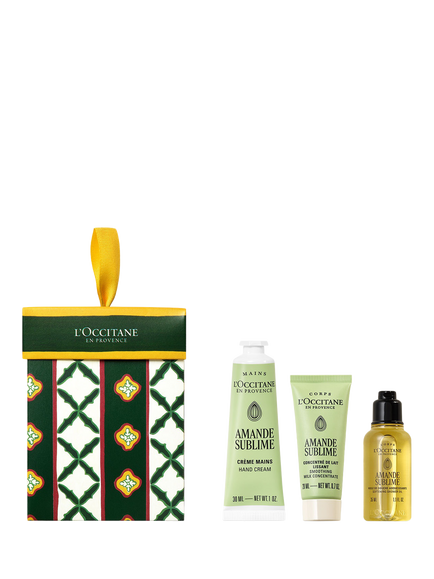 L'OCCITANE Almond (Amande) Ornament Bodycare Gift Set, Clear