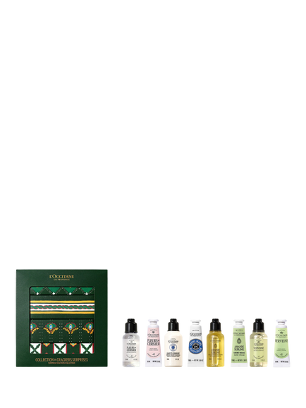 L'OCCITANE Festive Crackers Collection Bodycare Gift Set, Clear
