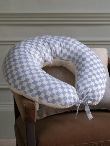 Avery Row Cotton Nursing Pillow, Coastline - view 2, Coastline