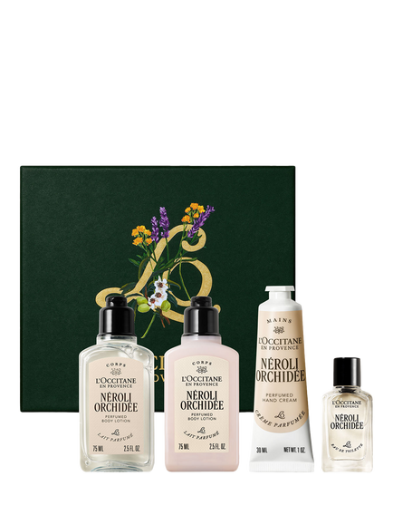 L'OCCITANE Néroli & Orchidée (Neroli & Orchid) Collection Bodycare Gift Set, Clear